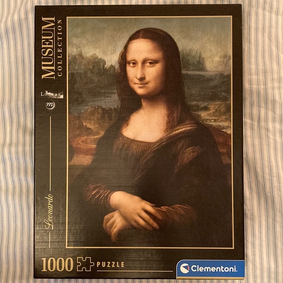 Clemementoni 1000 puzzle Leonardo Mona Lisa museum collection. - Picture 1 of 3